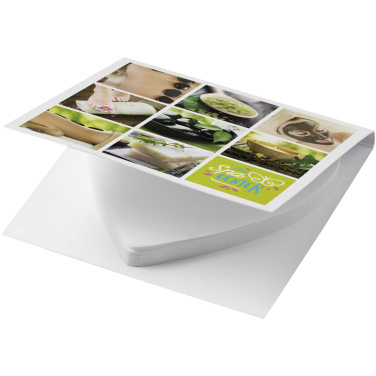 Logo trade promotional products image of: Sticky-Mate® soft cover heart-shaped sticky notes