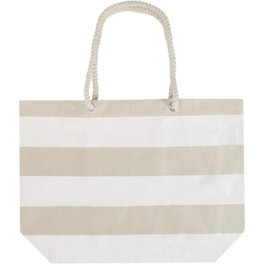 Logo trade advertising product photo of: Florida 270 g/m² GRS recycled beach tote bag 18L