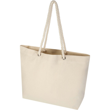 Logo trade promotional giveaway photo of: Florida 270 g/m² GRS recycled beach tote bag 18L