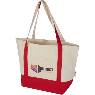 Logo trade promotional merchandise picture of: Sam 320 g/m² GRS recycled cotton tote bag