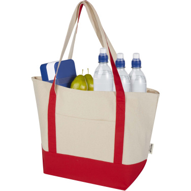 Logo trade corporate gifts image of: Sam 320 g/m² GRS recycled cotton tote bag