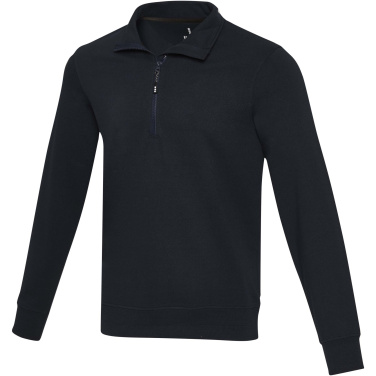 Logotrade corporate gift image of: Tin unisex Aware™ recycled quarter zip sweater 