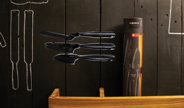 Logo trade advertising products image of: BOSKA Cheese Knife Set Monaco+ Black