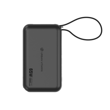 Logo trade promotional product photo of: Urban Vitamin Eureka hybrid GANcharger 10000mah powerbank65W