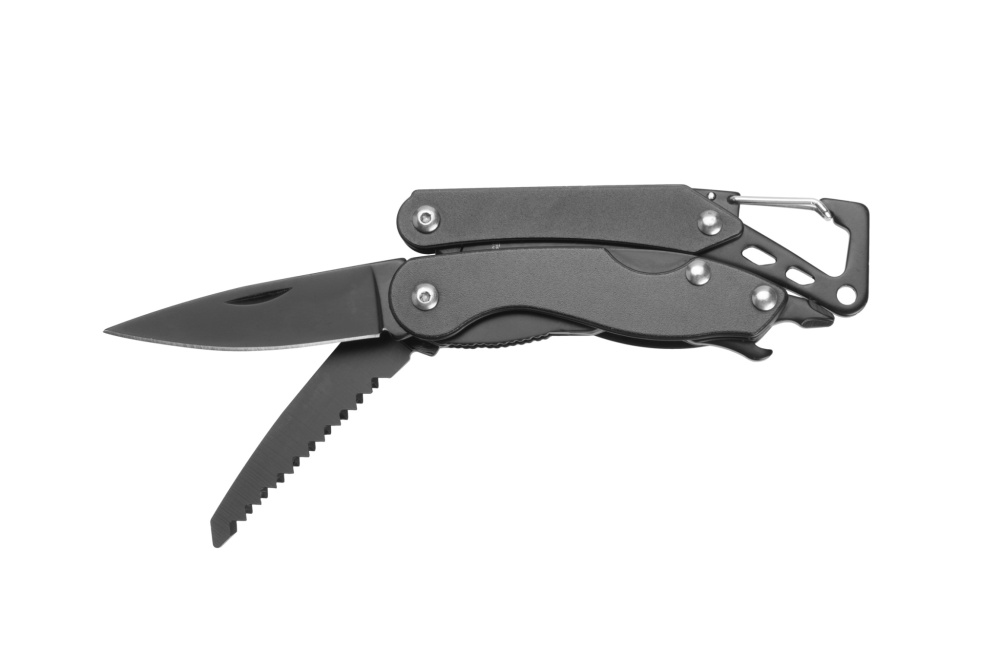 Logo trade corporate gift photo of: Multitool AWU Schwarzwolf