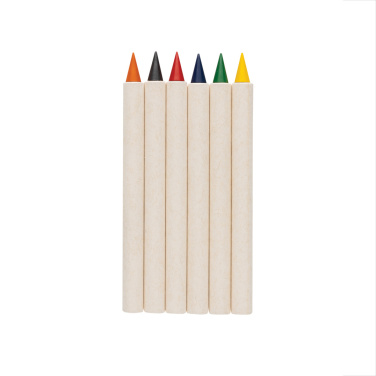 Logo trade advertising products picture of: Micki GRS infinity 6pc colouring pencil set