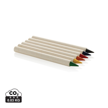 Logo trade promotional item photo of: Micki GRS infinity 6pc colouring pencil set