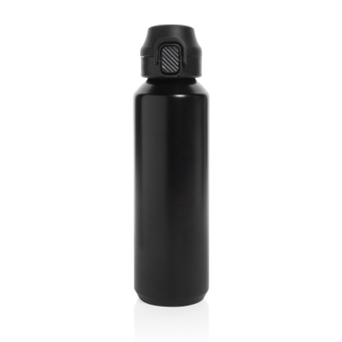 Logotrade promotional gift image of: Via RCS Re-steel lockable sport bottle 600ML