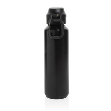 Logo trade promotional merchandise photo of: Via RCS Re-steel lockable sport bottle 600ML