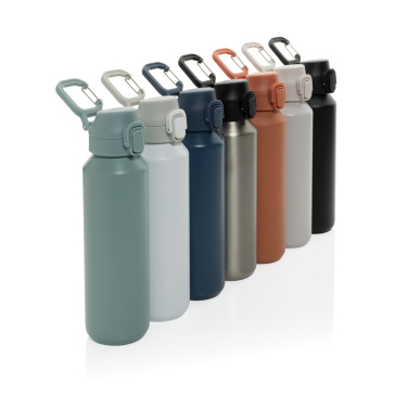 Logotrade promotional merchandise image of: Via RCS Re-steel lockable sport bottle 600ML