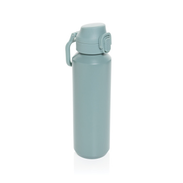 Logotrade advertising product picture of: Via RCS Re-steel lockable sport bottle 600ML