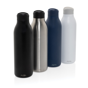 Logo trade promotional merchandise picture of: Avira Alok RCS re-steel 360 waterbottle 600ML