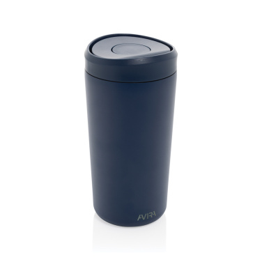 Logo trade corporate gift photo of: Avira Alix RCS re-steel click tumbler 400ML