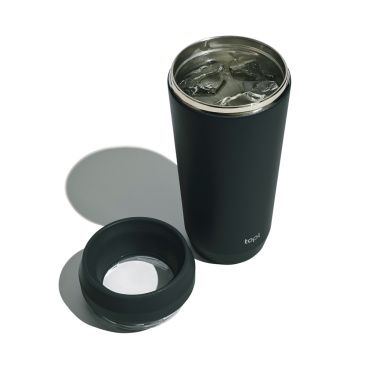 Logotrade promotional product picture of: Topl Recycled Steel To Go Tumbler Patented 360 Lid 354ml