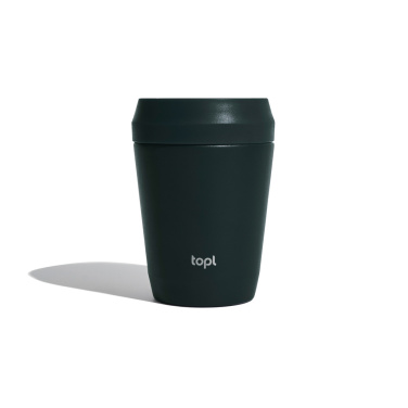 Logo trade promotional items picture of: Topl Recycled Steel To Go Tumbler Patented 360 Lid 235ml