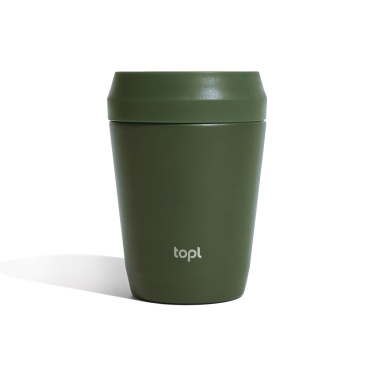 Logotrade corporate gift picture of: Topl Recycled Steel To Go Tumbler Patented 360 Lid 235ml