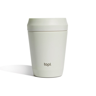 Logotrade promotional giveaways photo of: Topl Recycled Steel To Go Tumbler Patented 360 Lid 235ml