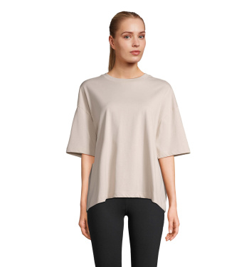 Logo trade business gifts image of: BOXY WOMEN OVERSIZE T-SHIRT