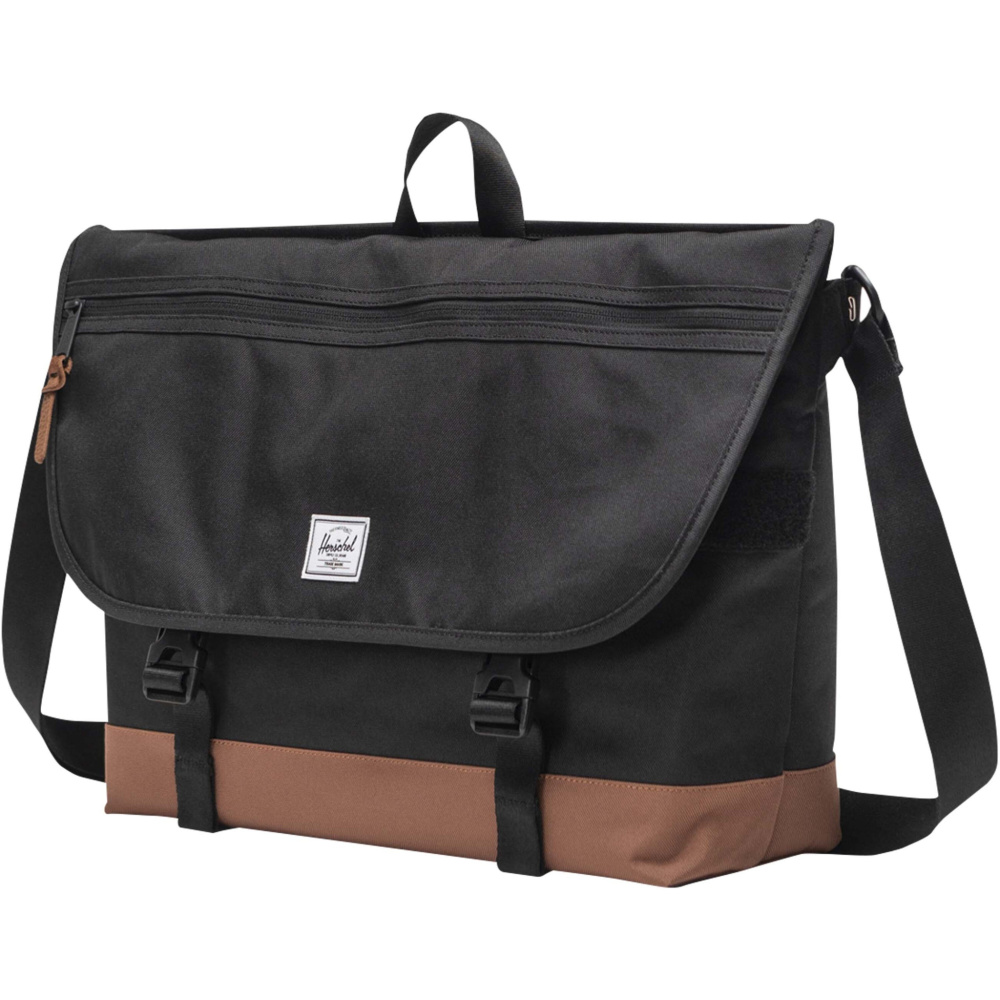 Logo trade promotional merchandise photo of: Herschel Cove recycled messenger bag 22.5L