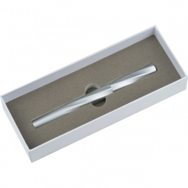 Logo trade promotional giveaways image of: MoLu brass rollerball Praia Grande