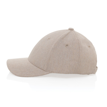 Logotrade advertising product image of: Milo AWARE™ recycled heather 6 panel cap 200gr