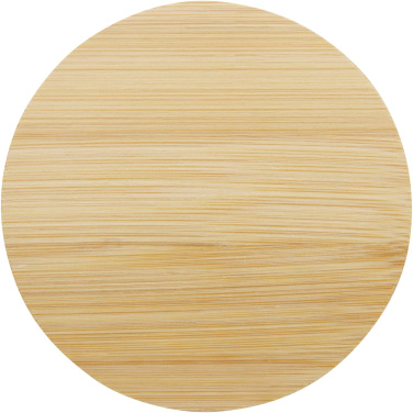 Logotrade promotional products photo of: Lenora 250 ml glass cup with bamboo lid