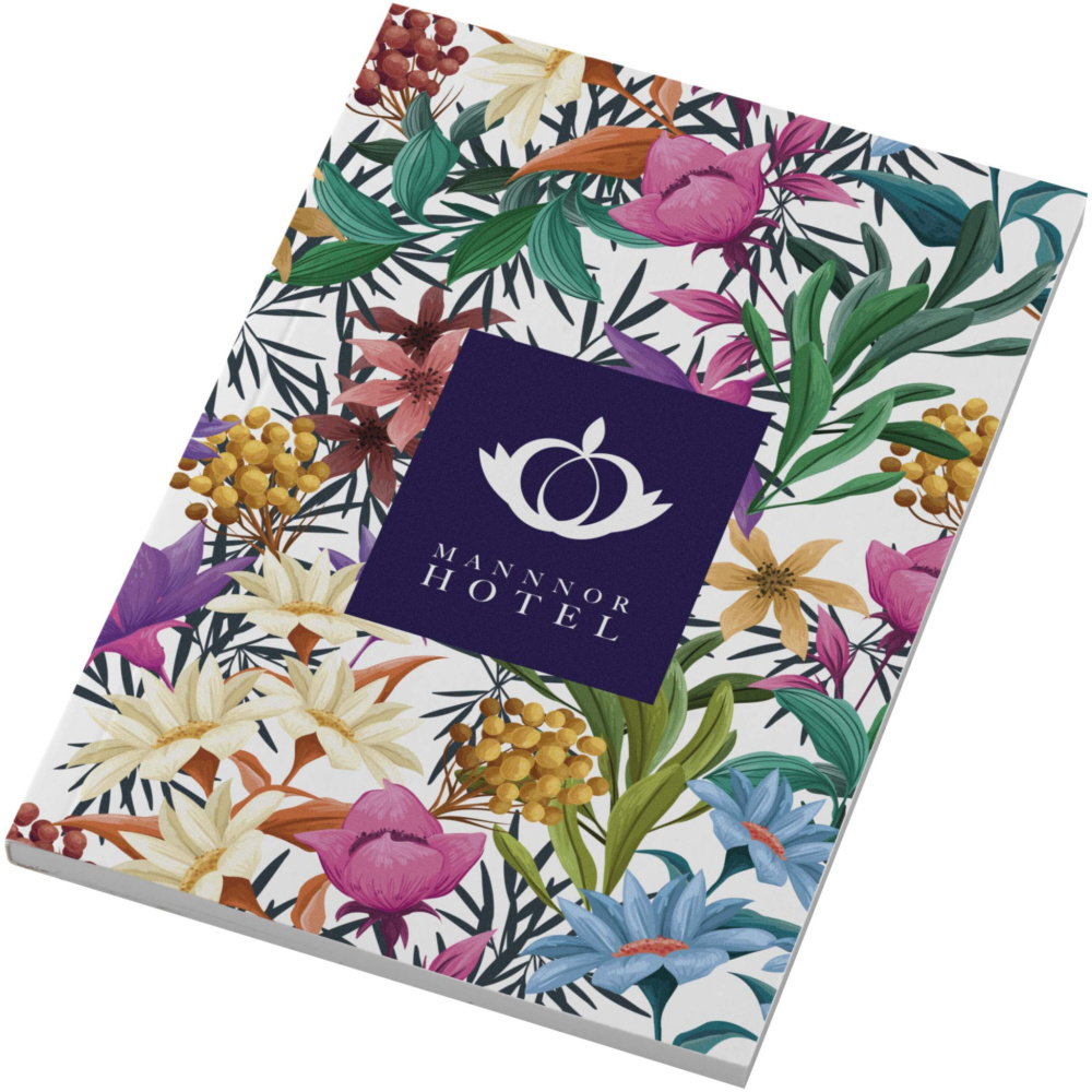 Logo trade advertising products image of: Novella Austen A6 soft cover notebook - 50 sheets