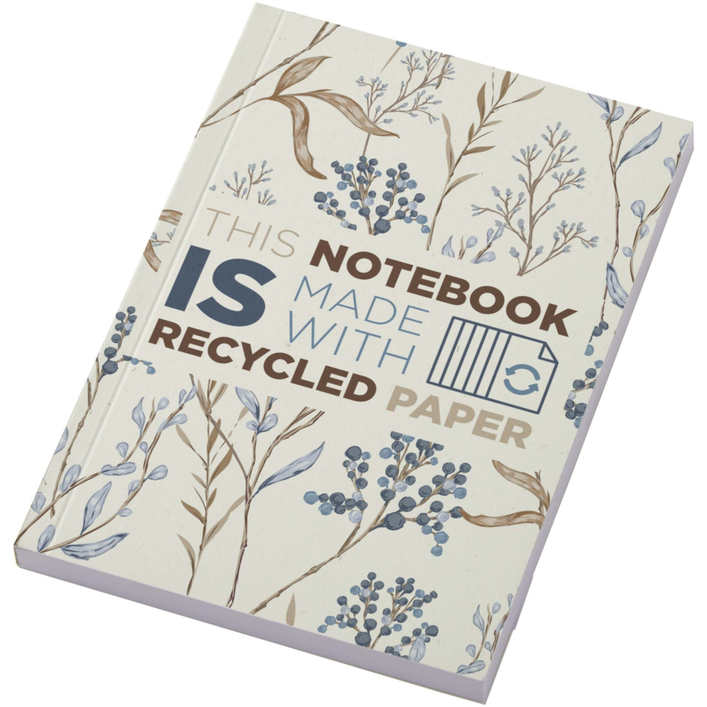 Logotrade promotional products photo of: Novella Austen A6 recycled soft cover notebook - 100 sheets