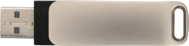Logo trade promotional item photo of: Metal USB stick