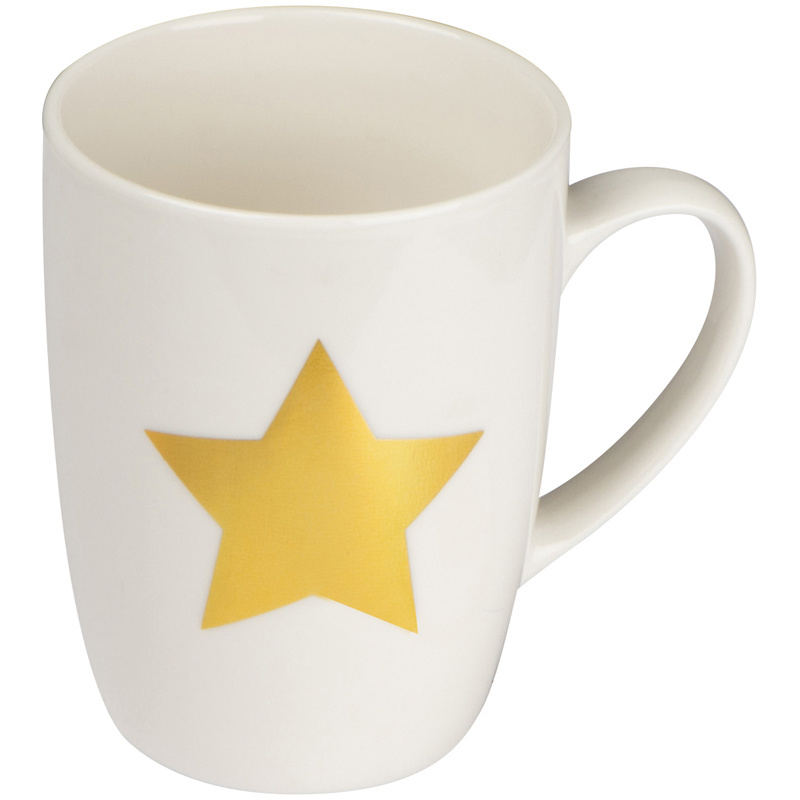 Logo trade promotional item photo of: Mug with star print 300 ml