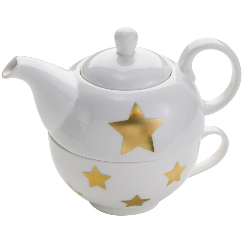 Logo trade promotional merchandise photo of: Porcelain tea set