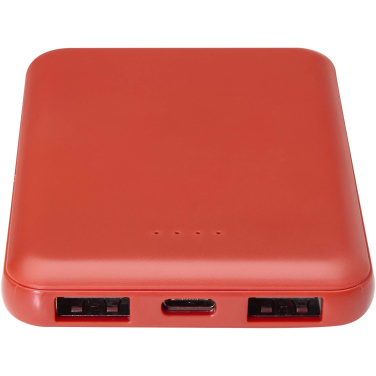 Logo trade promotional merchandise image of: Asama 5000 mAh Type-C recycled plastic power bank