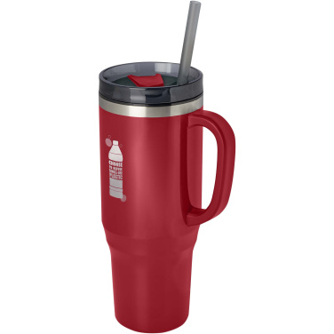 Logotrade promotional giveaway picture of: Melbourne 1200 ml RCS certified insulated tumbler with straw