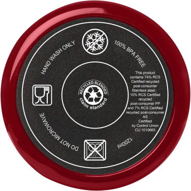 Logotrade promotional products photo of: Melbourne 1200 ml RCS certified insulated tumbler with straw