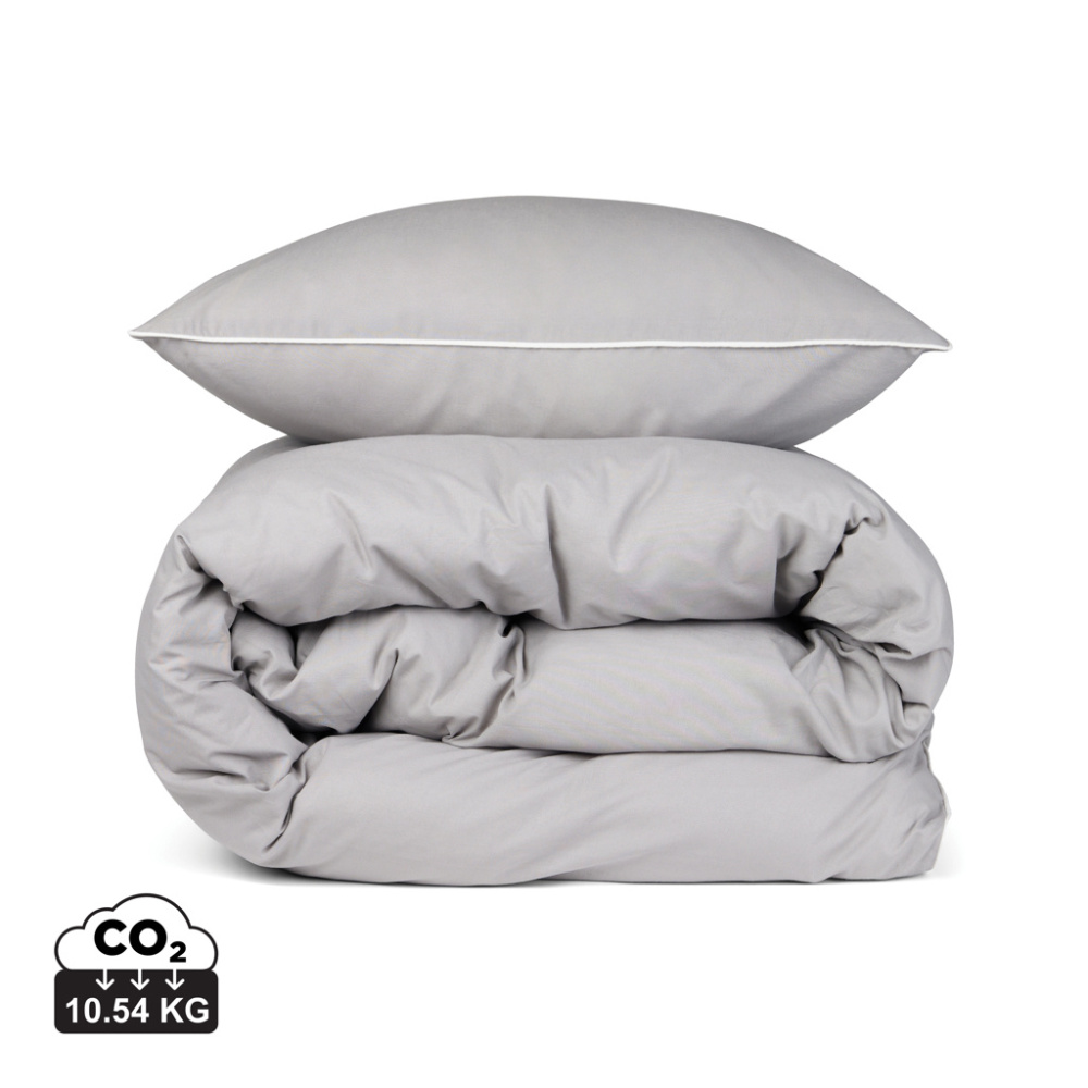 Logo trade promotional giveaway photo of: VINGA Marston OCS organic cotton bed linen, 4 pcs set