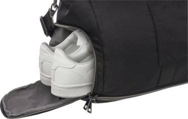 Logo trade promotional gifts picture of: Rhine GRS recycled expandable duffel bag 35L