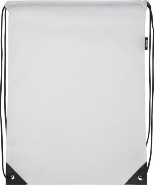 Logotrade promotional gift image of: Evergreen GRS recycled non-woven drawstring bag 5L