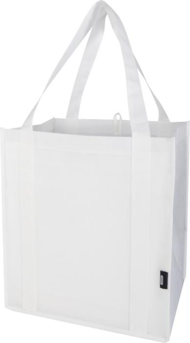 Logotrade corporate gift image of: Liberty GRS recycled non-woven bottom board tote bag 29L