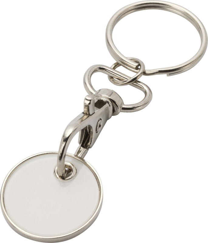 Logotrade promotional giveaway image of: Rory keyring with trolley coin