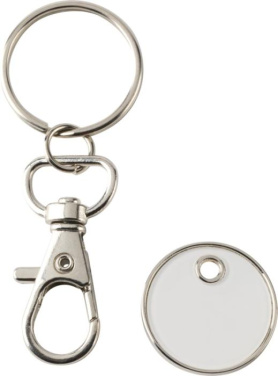 Logotrade promotional merchandise image of: Rory keyring with trolley coin