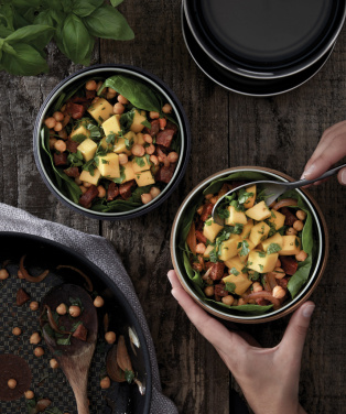 Logotrade promotional giveaway image of: Black+Blum Glass Lunch Bowl 750ml