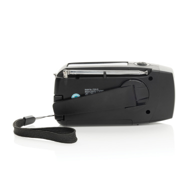 Logo trade promotional products picture of: RescueWave RCS recycled plastic emergency radio