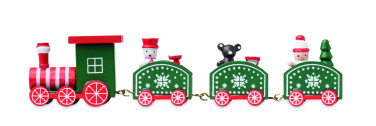 Logo trade advertising product photo of: Wooden Christmas train