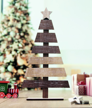 Logo trade promotional gift photo of: Wooden Christmas tree
