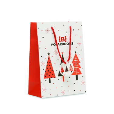 Logo trade promotional giveaway photo of: Gift paper bag medium