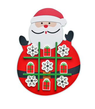 Logotrade promotional item picture of: Christmas wooden tic tac toe