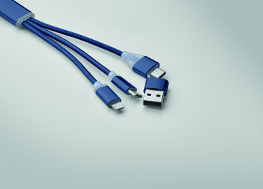 Logo trade promotional gifts image of: 4 in 1 charging cable type C