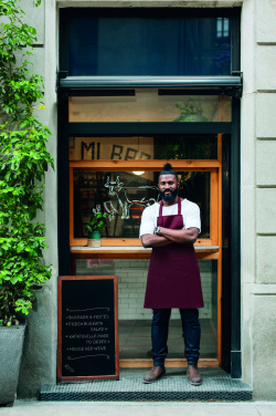 Logotrade promotional gift image of: Organic cotton apron 240 gr/m²