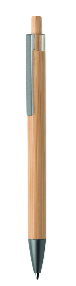 Logotrade promotional merchandise image of: Push button bamboo pen
