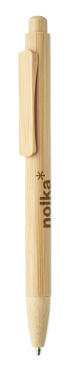 Logotrade promotional gift picture of: Bamboo automatic ball pen